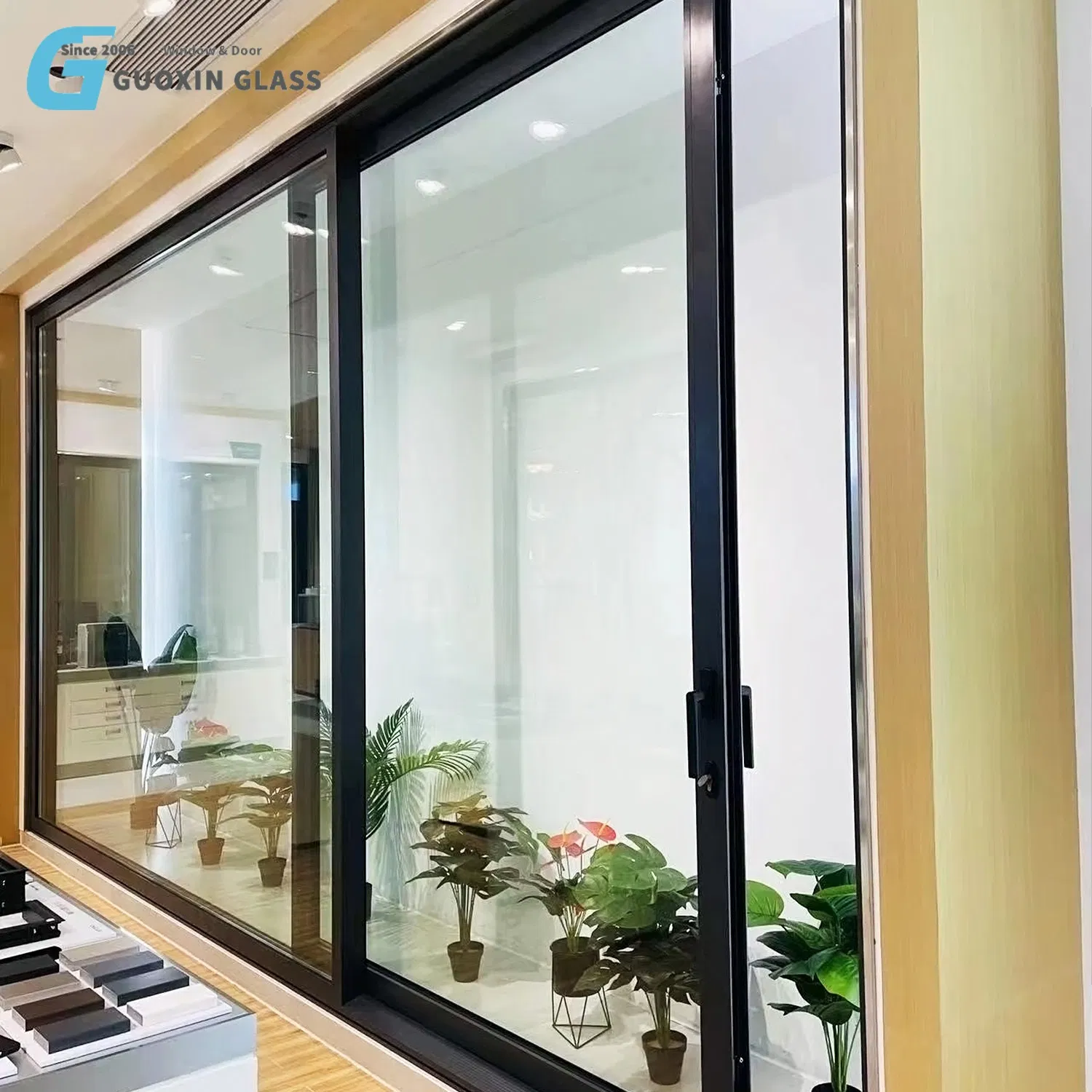 Guoxin Aluminium Sliding Doors - Soundproof and Fireproof Energy Efficient Solutions