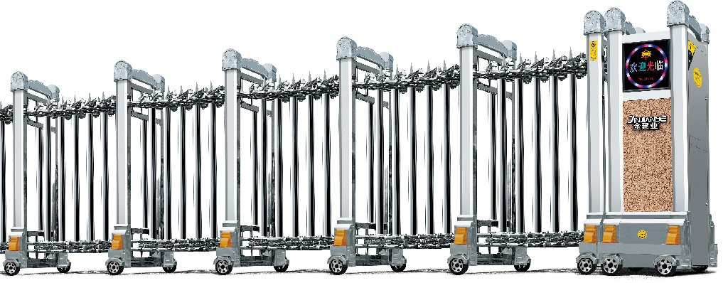 Innovative Outdoor Gate Automation with Smart Display Features