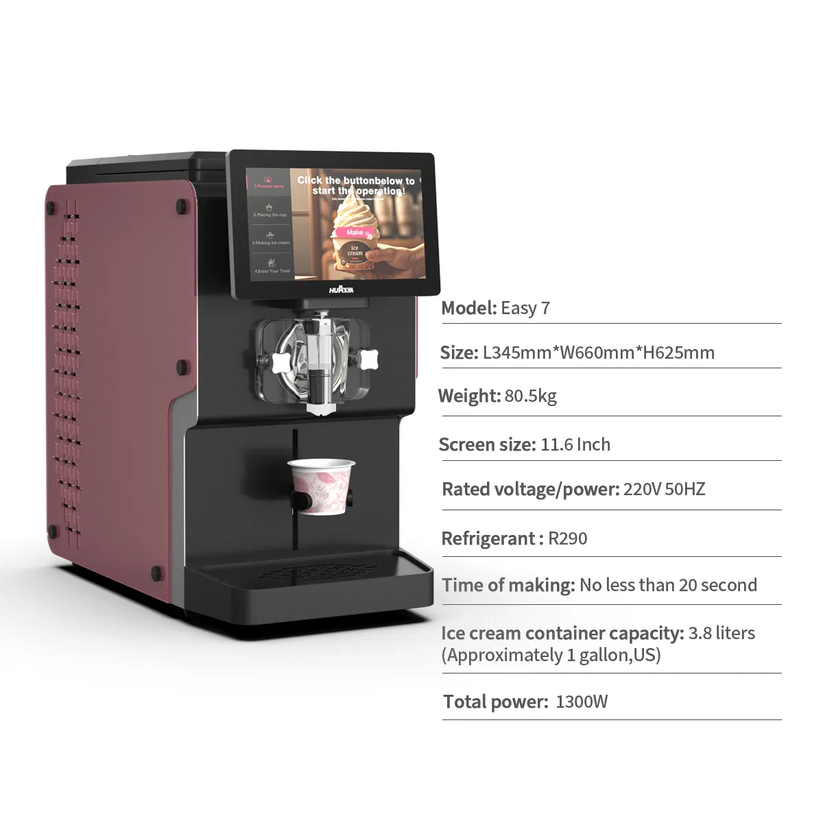 Bamboo Charcoal Air-Filtering Ice Cream Machine for Urban Rooftop Farm