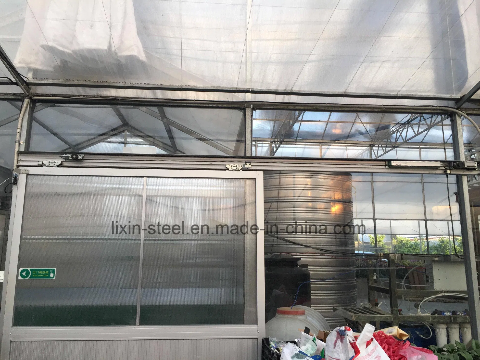 PC Board Light Steel Structure Frame Prefab Green House