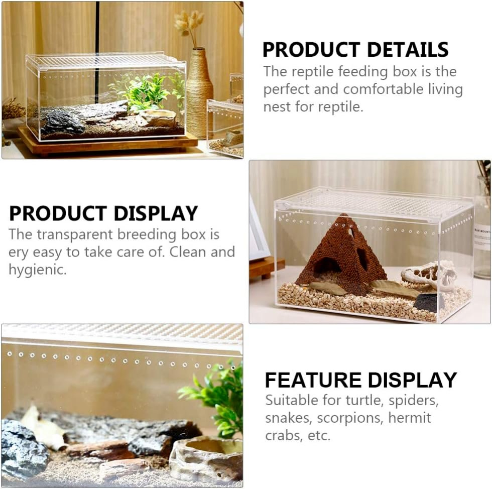 Wholesale Hot Sale Clear Acrylic Reptile Terrarium