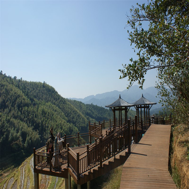 Rooftop Load-Bearing Bamboo Decking for Urban Garden and Lounge Spaces