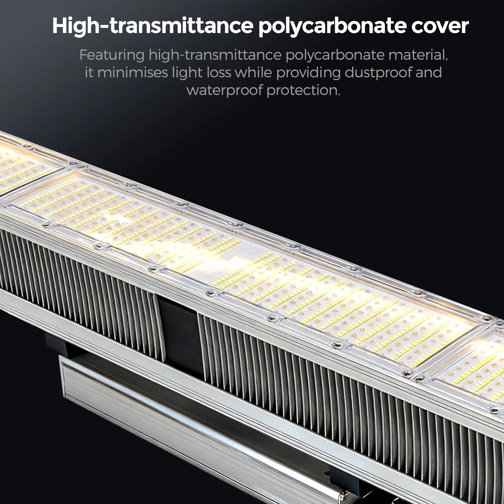 600W Full Spectrum Daisy Chain 0-10V Dimmable LED Plant Grow Light for Indoor Vertical Farming