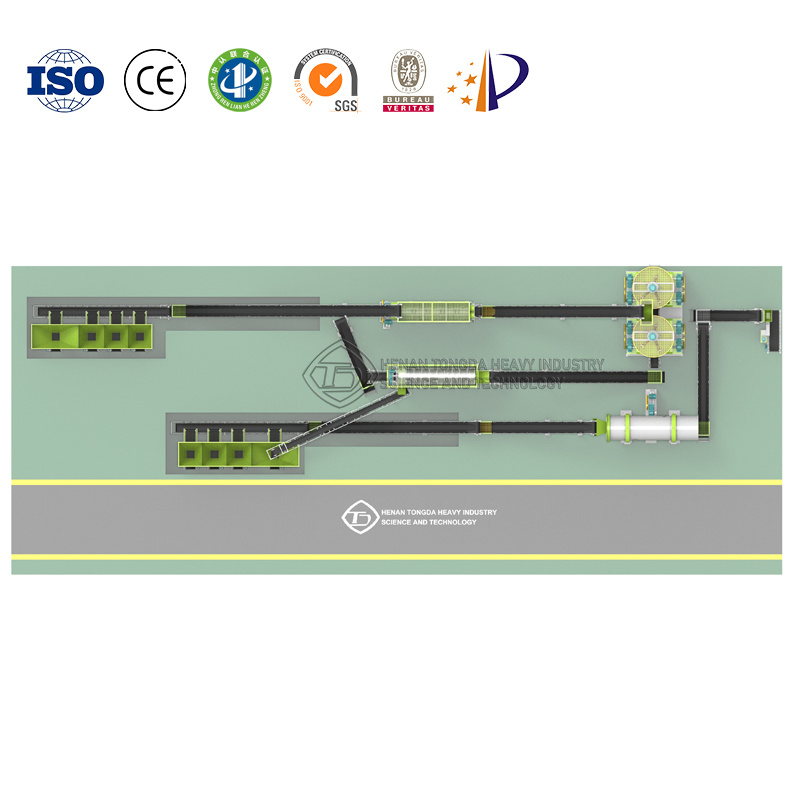 Chicken Manure Compost Compound Fertilizer Machine Production Line for Sale