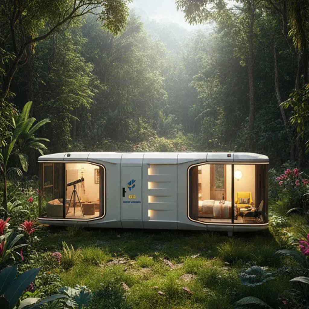 Soundproof Private Urban Rooftop Office Pod Capsule House