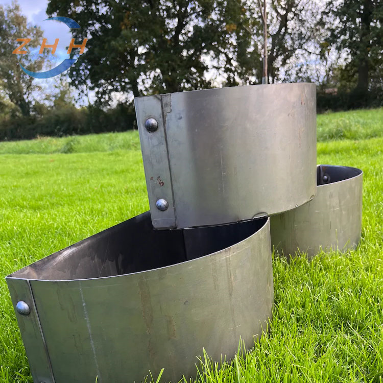 Modern Industrial Corten Steel Flower Planter