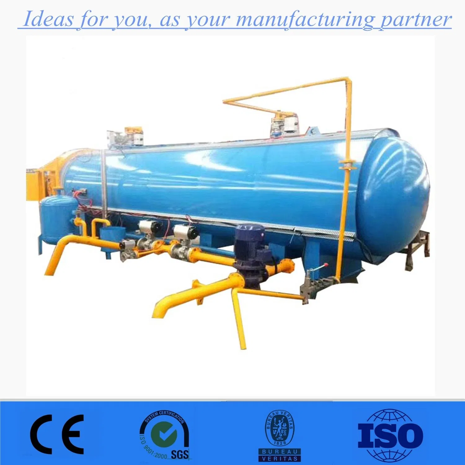 Without Chemical Preservation Thermal Curing Process for Wood Autocalve Plant