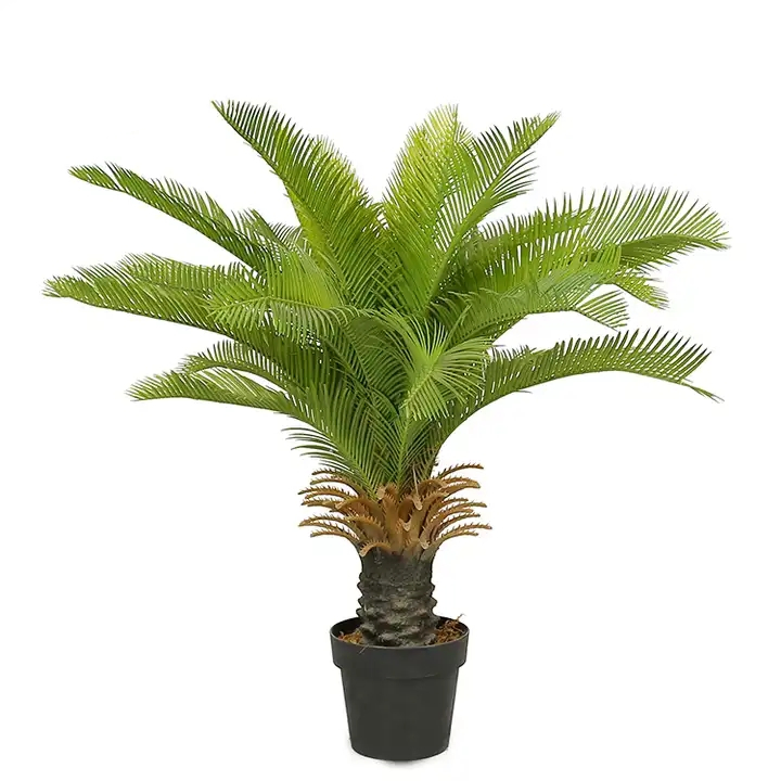 Independent-Design 0.9m Indoor Decoration Plastic Bonsai Cycas Revoluta Palm Tree