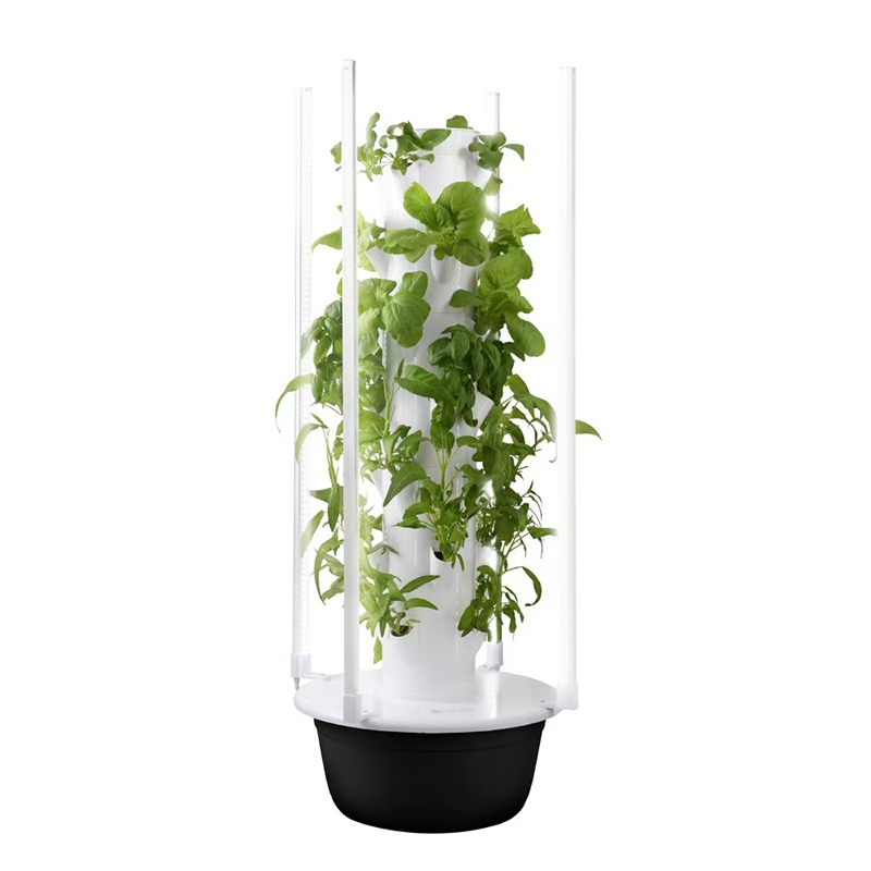 Energy-Saving Hydroponic Tower Garden for Greenhouse Production