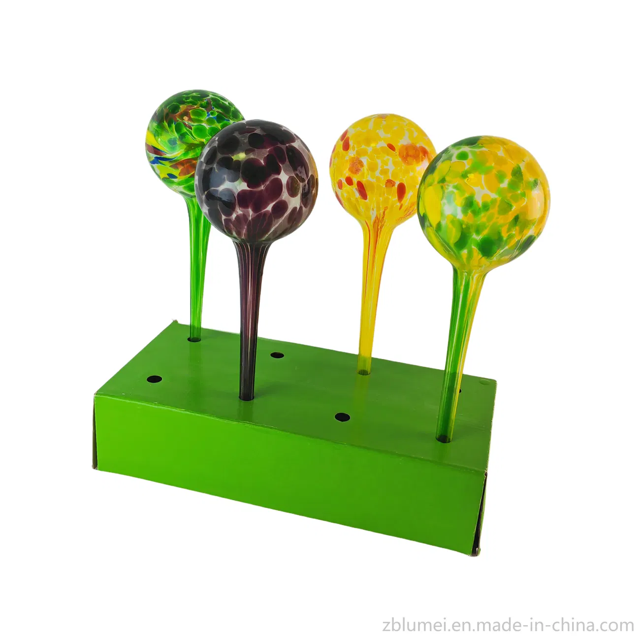 Hand Blown Glass Garden Decoration Indoor &amp; outdoor Potted Plant Care Hydro/Aqua Self Vocation Flower Watering