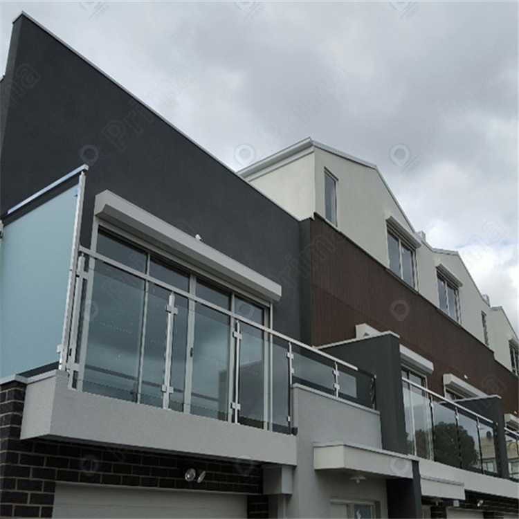 Modern Rooftop Staircase Balcony Glass Railing for Urban Living Spaces