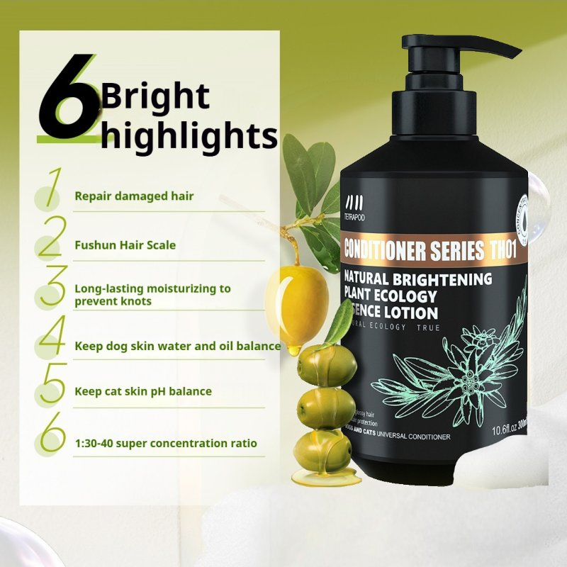 Brightening Plant Essence Lotion for Pet Grooming Needs Care