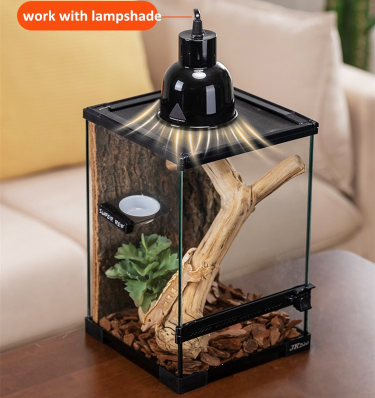 Professional Stackable Reptile Glass Tank Terrarium for Small Reptiles