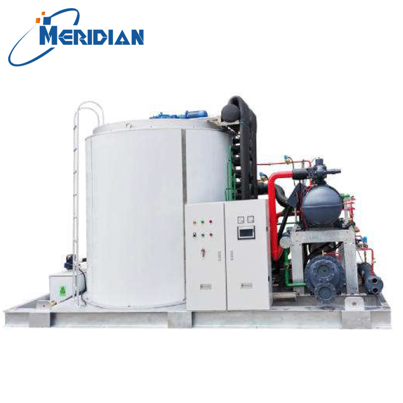 10 Ton/Day Flake Ice Plant Equipment for Meat and Seafood Preservation