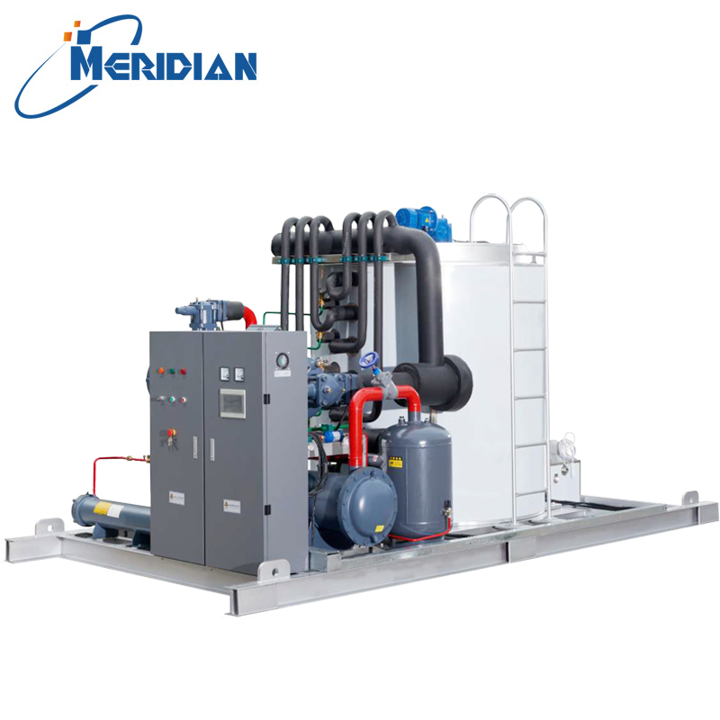 10 Ton/Day Flake Ice Plant Equipment for Meat and Seafood Preservation