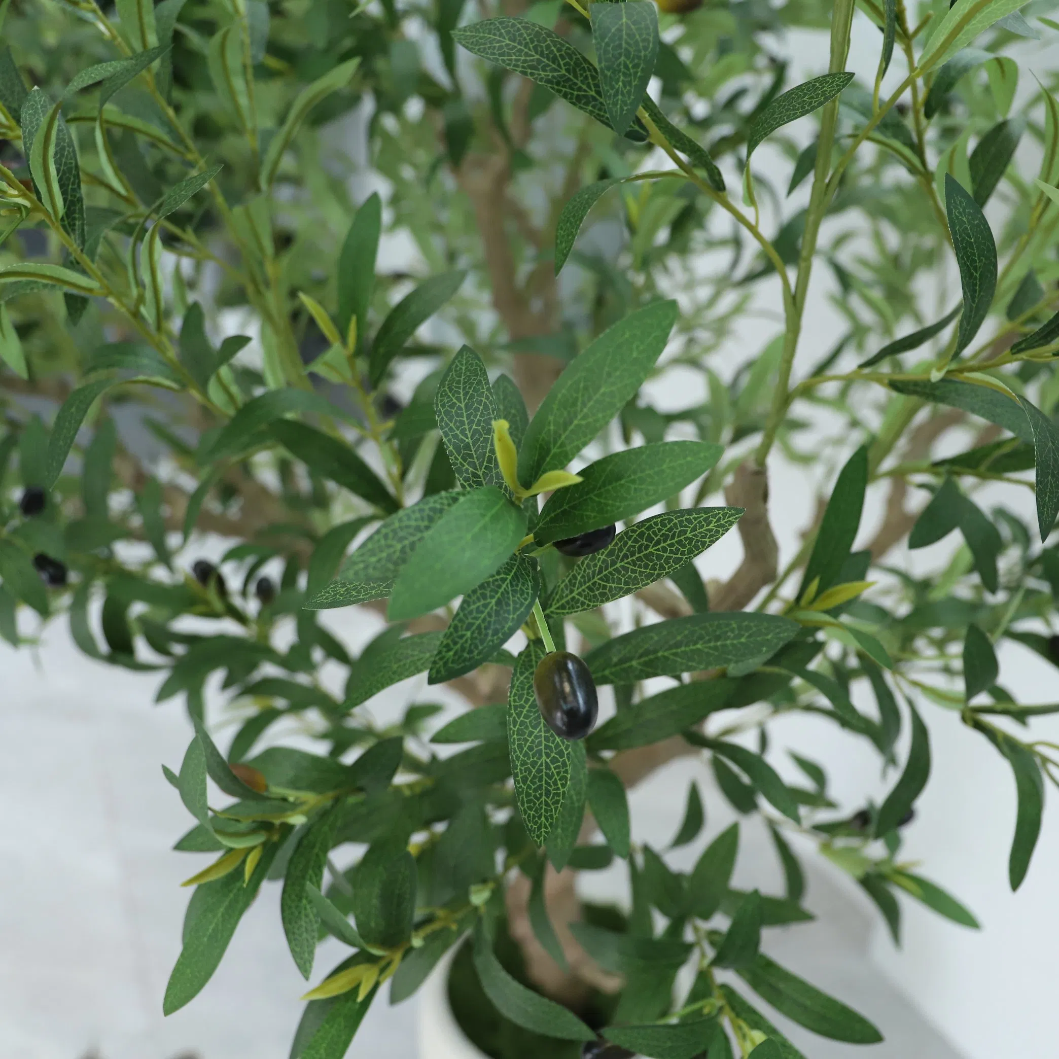 Indoor Outdoor Home Decor 210cm Artificial Olive Trees Bonsai