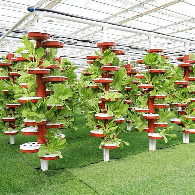 Aeroponic Hydroponic Tower Garden for Greenhouse Vegetable Growth