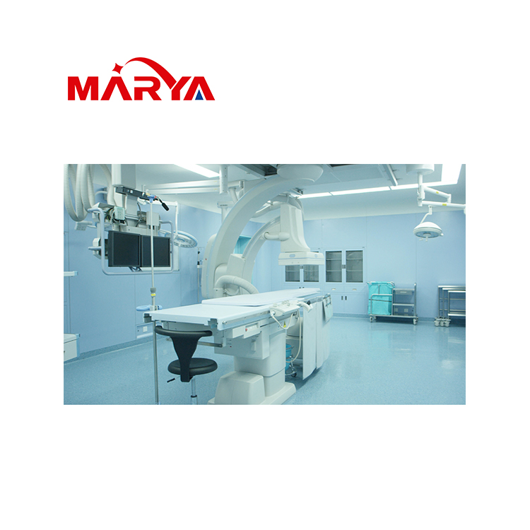 Marya GMP Standard Operating Sliding Door Automatic Sterile Operating Cleanroom with Class 1000 Level