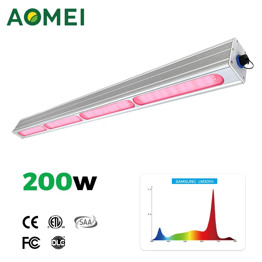 3.2μMol/J High Efficacy LED Grow Light Linear Bar for Commercial Cultivation