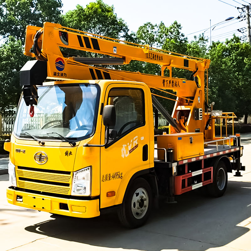 Jiefang13.5 Meter Innovative Aerial Work Vehiclei High Efficiency Interior Design