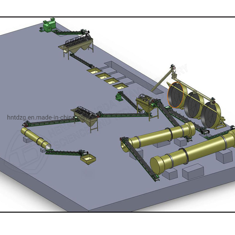 Advanced Chicken Manure Organic Fertilizer Production Line China-Made Fertilizer Making Machine