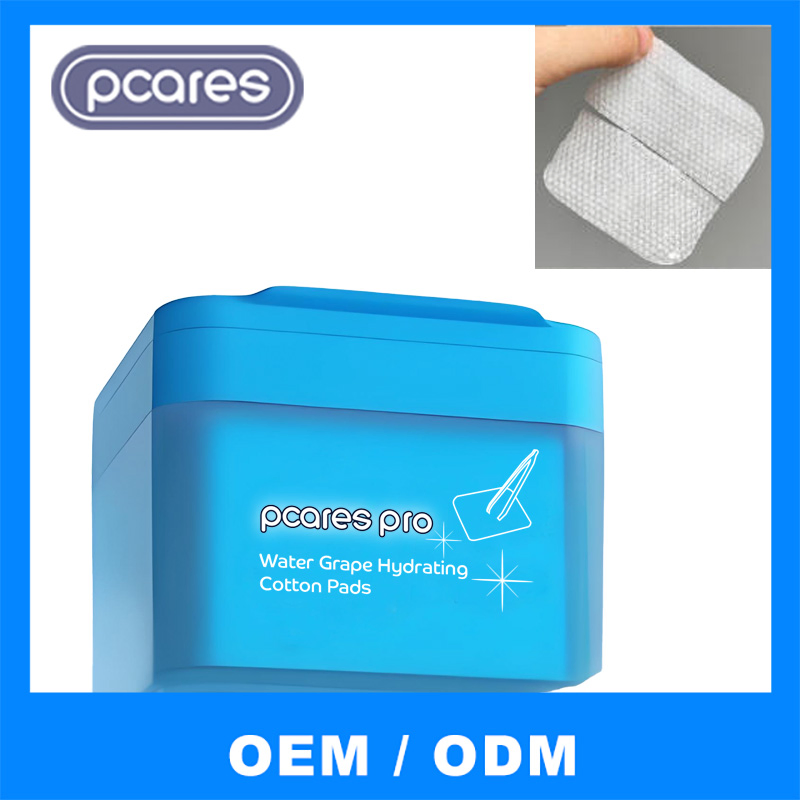 Factory Wholsale Plant Enzymes Cleanse Moisturize Facial Toner Pads Gentle Face Skin Care Moisturizing Wet Compress Cotton Pads