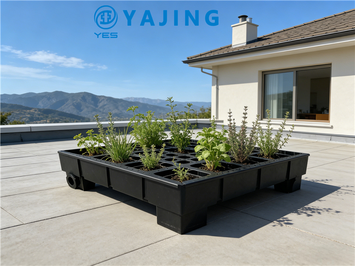 Rooftop Planting Box with Anti-Corrosion Design for Urban Gardens