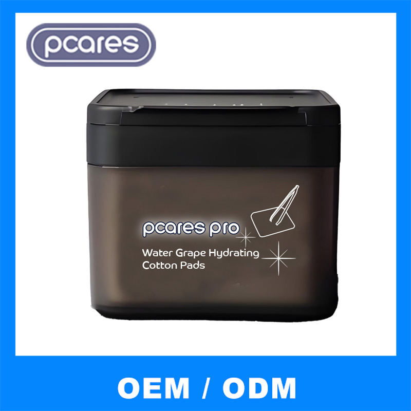 Factory Wholsale Plant Enzymes Cleanse Moisturize Facial Toner Pads Gentle Face Skin Care Moisturizing Wet Compress Cotton Pads