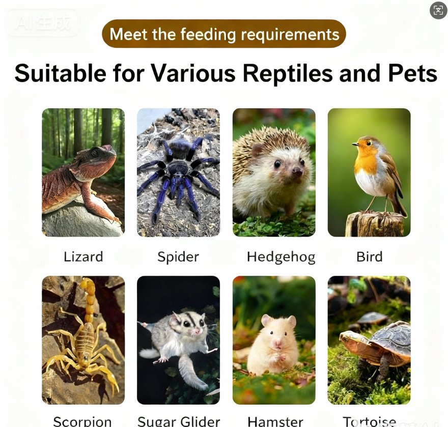 Durable Black PVC Terrarium for Reptile Care and Habitat