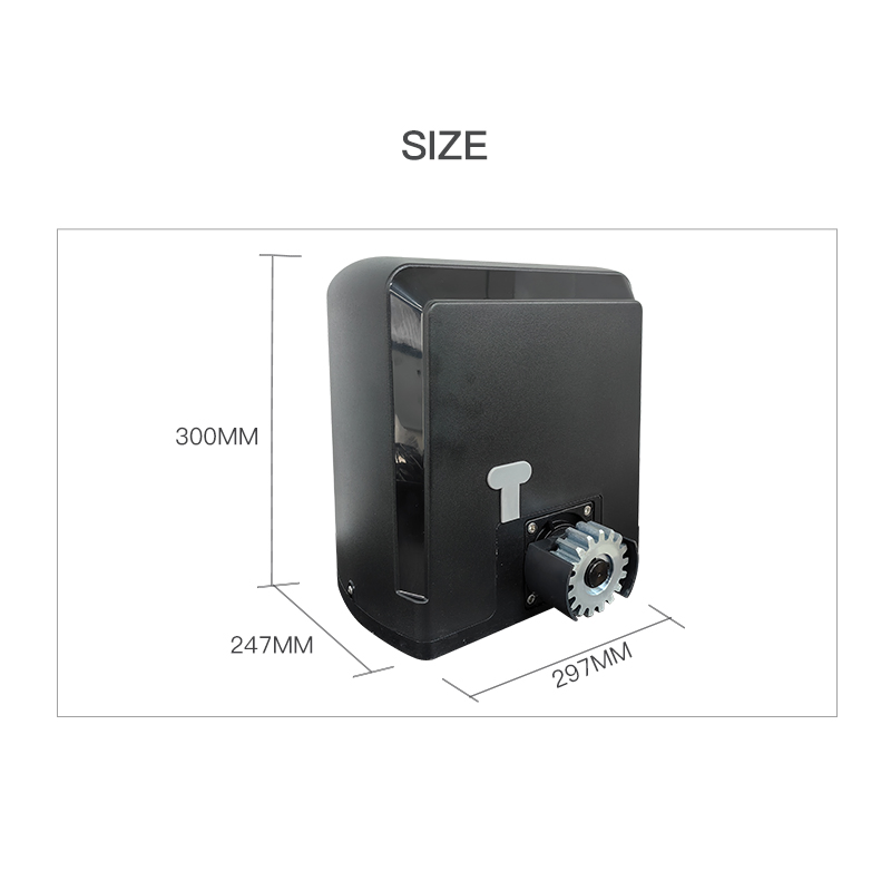 Turtech 1500kg AC Sliding Gate Gate Chain Automation Kit Smart Garden Gate Automation