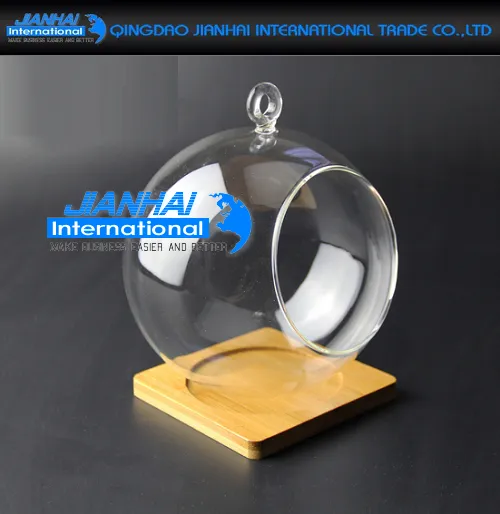 Egg Shaped Glass Vase