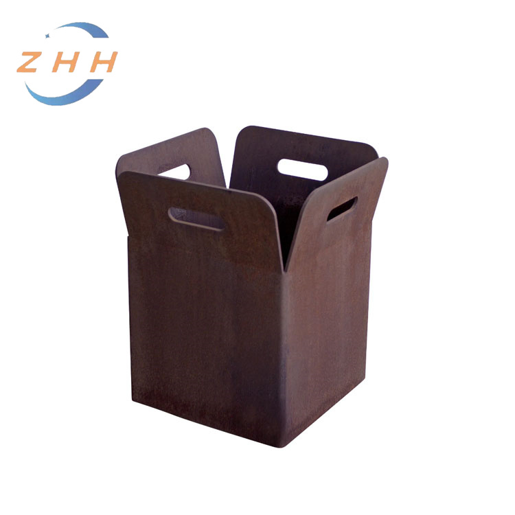 Industrial Style Corten Steel Flower Planter