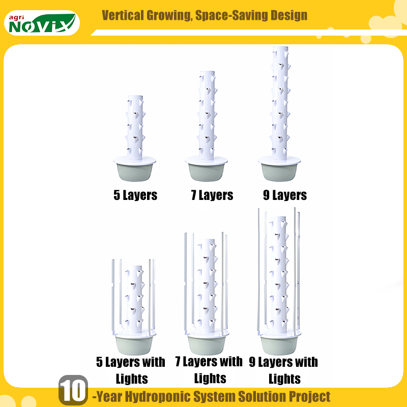 Home Hydroponics Tower Vertical Garden for Greenhouse Plants