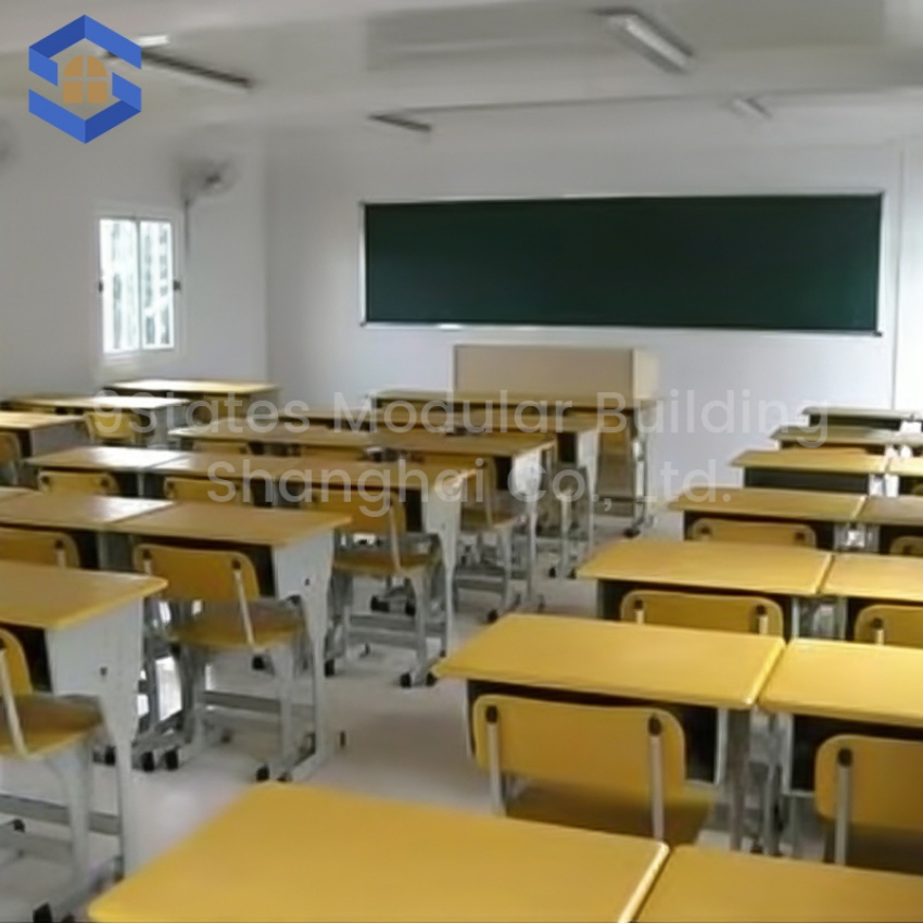 Modular-Expandable Prefabricated Steel Building Container House 20FT Fast-Install Classroom Kit