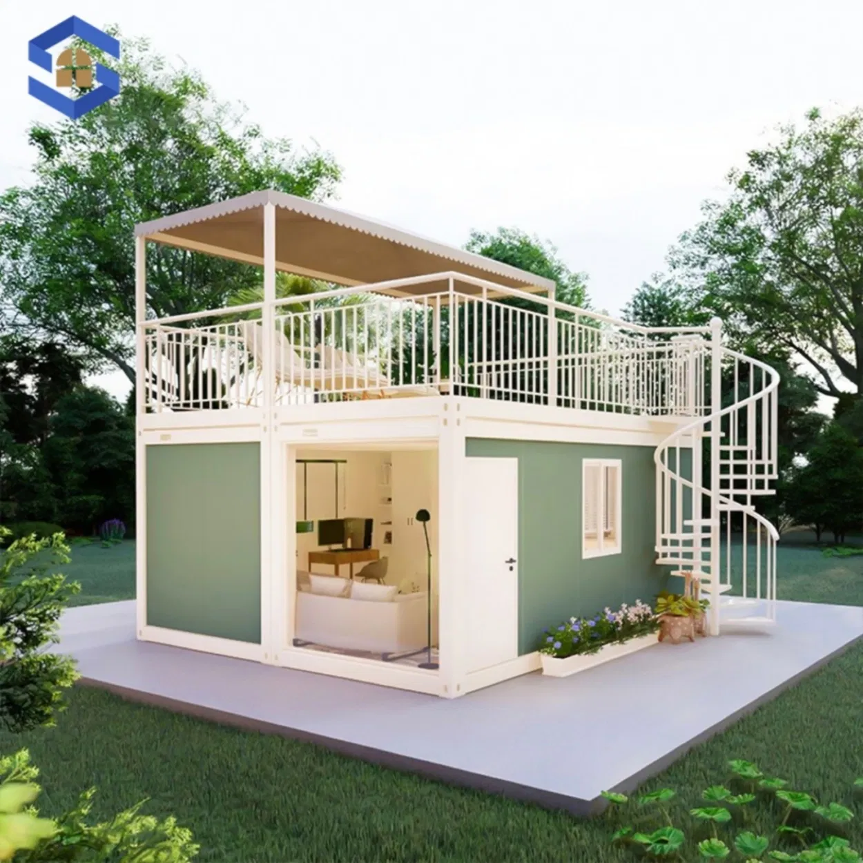 Customized Factory Hot Sale Luxury Container House Home Prefabricated Modular Mobile Tiny Container Prefab Home