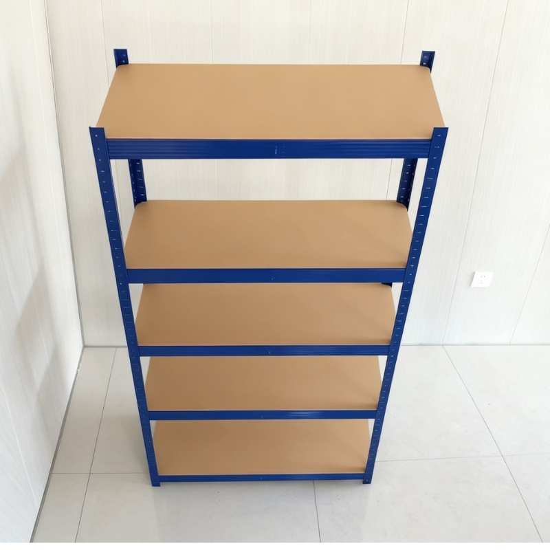 White Blue Red Storage Unit with Configurable Tier Design for Businesses