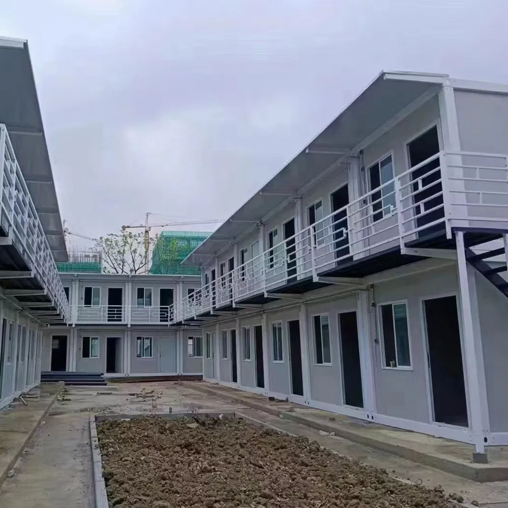 Multi Storey Mobile Combined Prefabricated Container Building by 20FT Portable Prefab Modular House Design