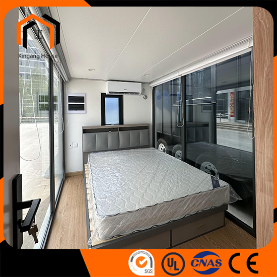 Prefab Living Movable Portable Luxury Garden Pod Modular Container Homes Apple Cabin