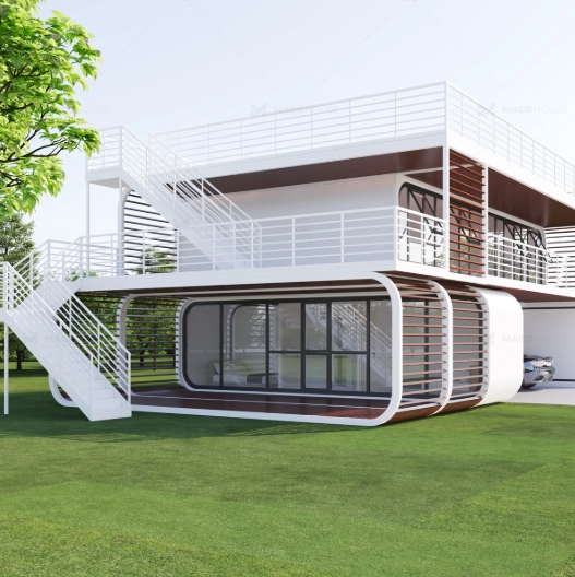 Modular Space Capsule Cabin for Eco-Friendly Resorts and Campsites