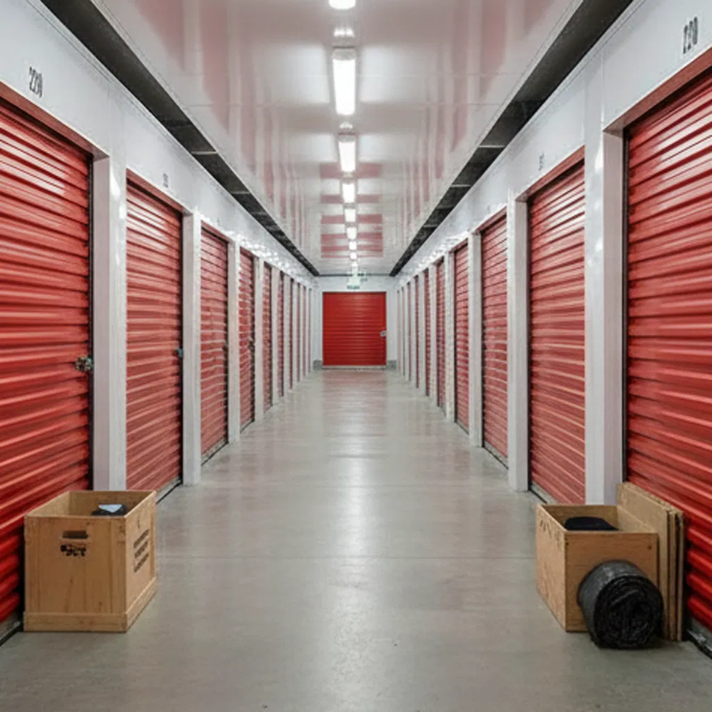 Retail Storage Solution: Display-Ready Self Storage Unit for Stores