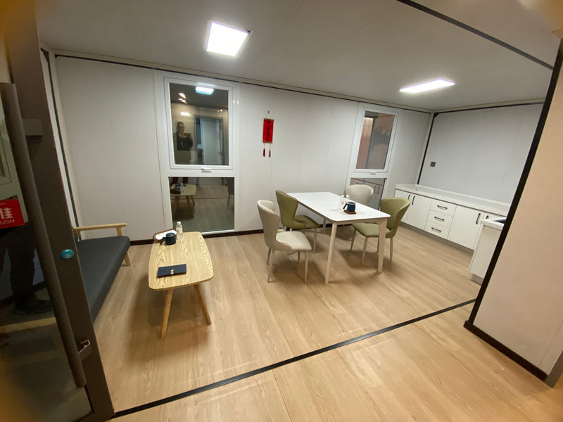 Modular Home Pull out Prefab Portable Home Double-Wing House Fold out Sliding Expandable Container House