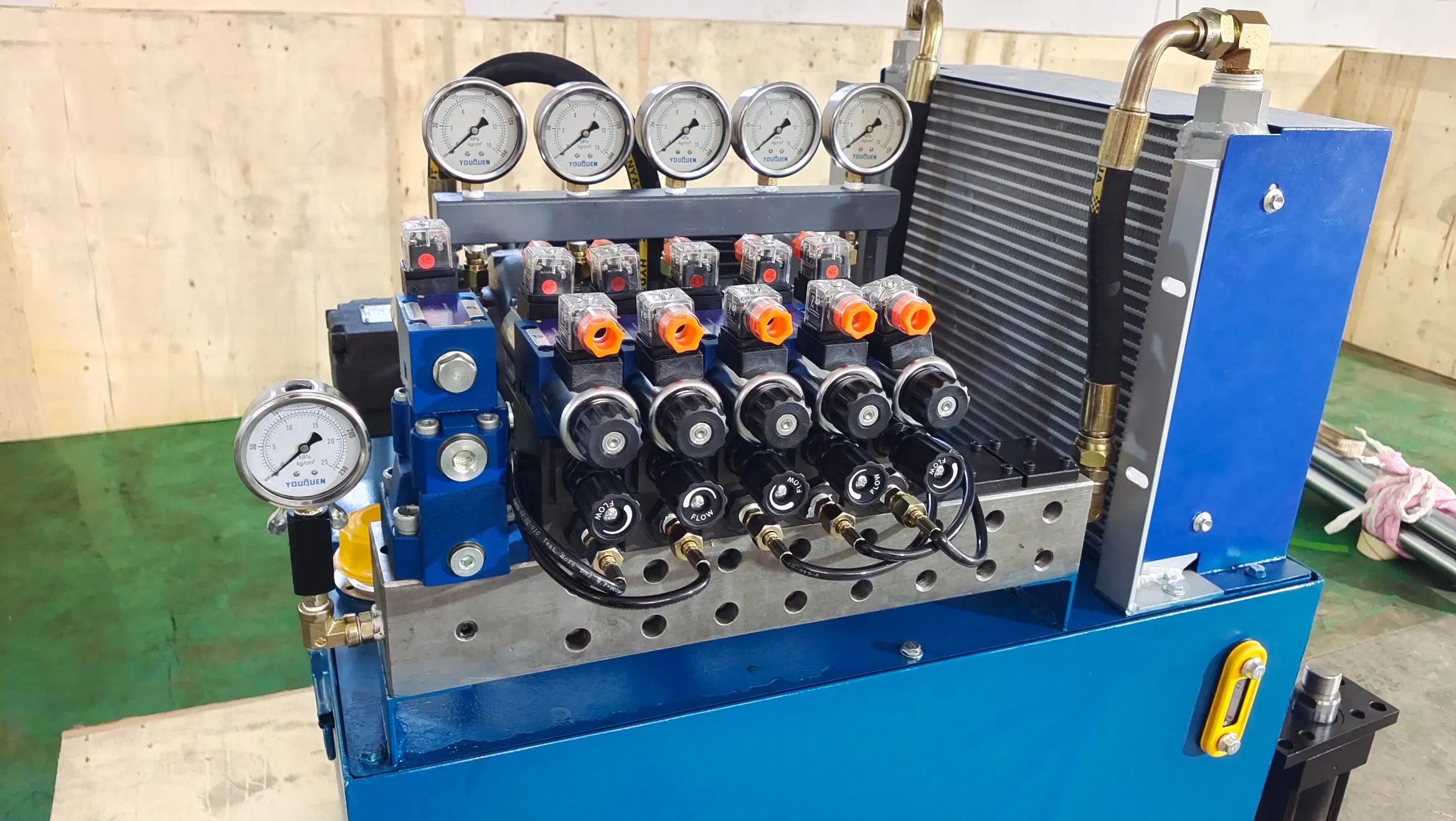 Customized 4kw Hydraulic Power Station High-Pressure High-Flow Hydraulic Power Unit for Container Lifting Heavy Machinery New
