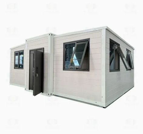 40FT Double-Wing Container House Modern Office Foldable Modular House