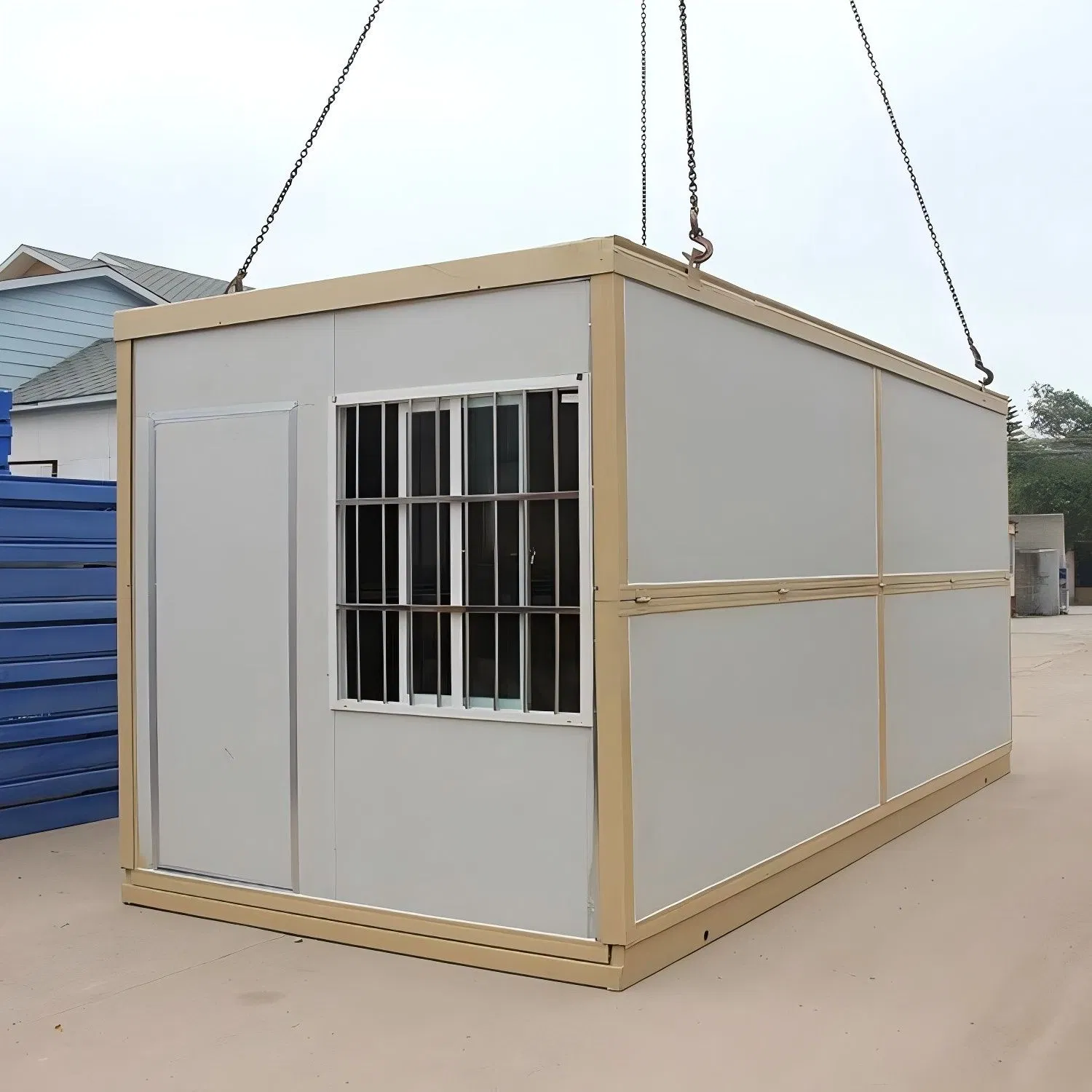 Eco-Friendly Flat Pack Modular Steel Container House for Villa