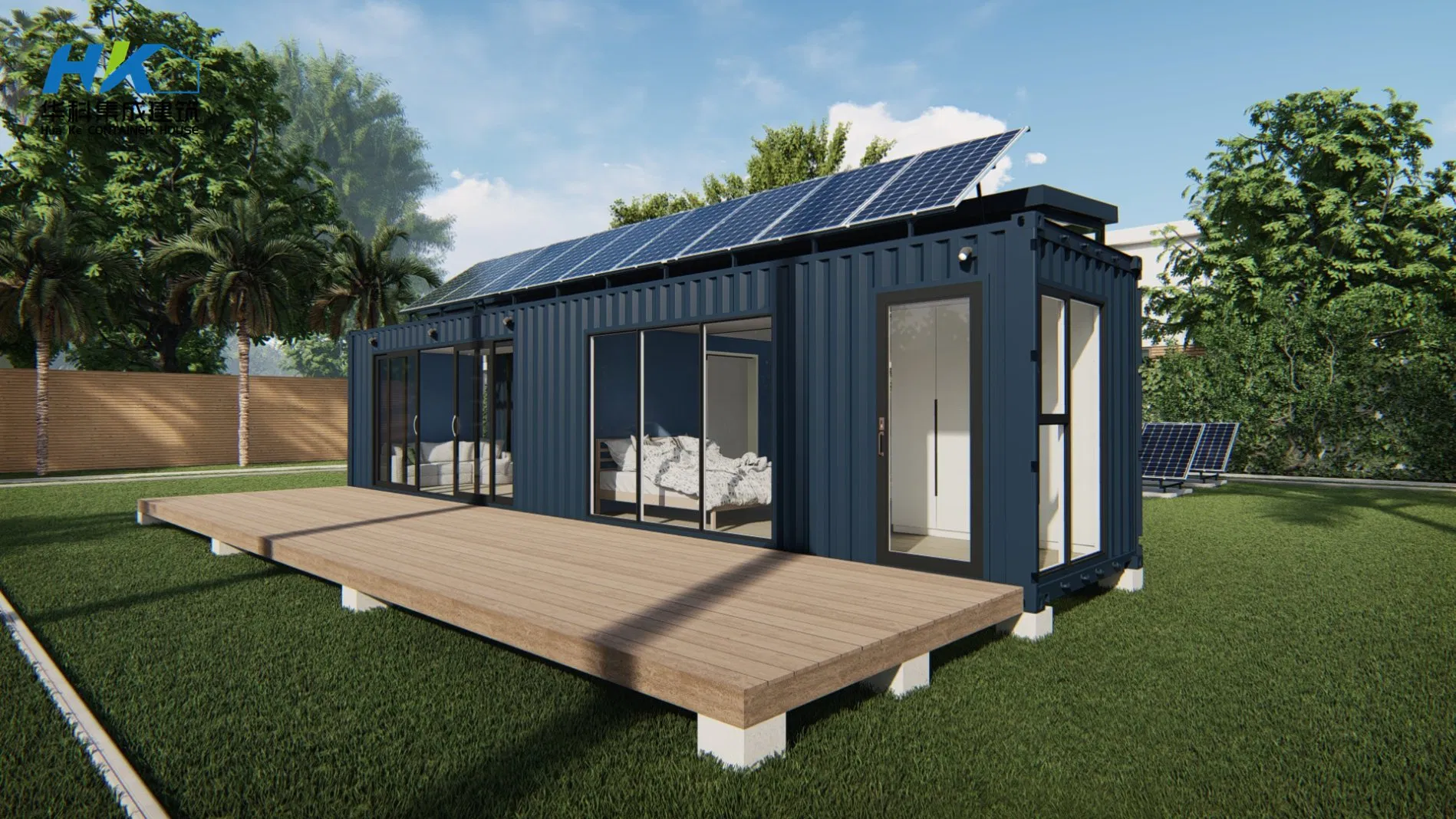 off-Grid Spray Foam Insulation Modular Container House Prefab House Prefab Casa Modular Shipping Container House