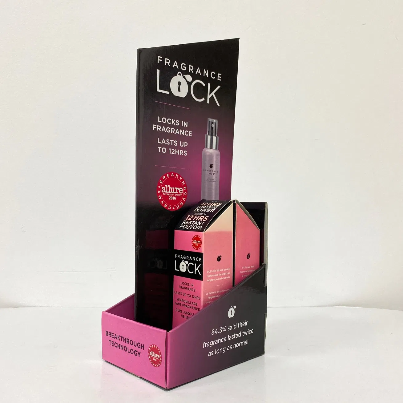 Custom Manufacturing Cosmetics Retail Cardboard Counter Display Units