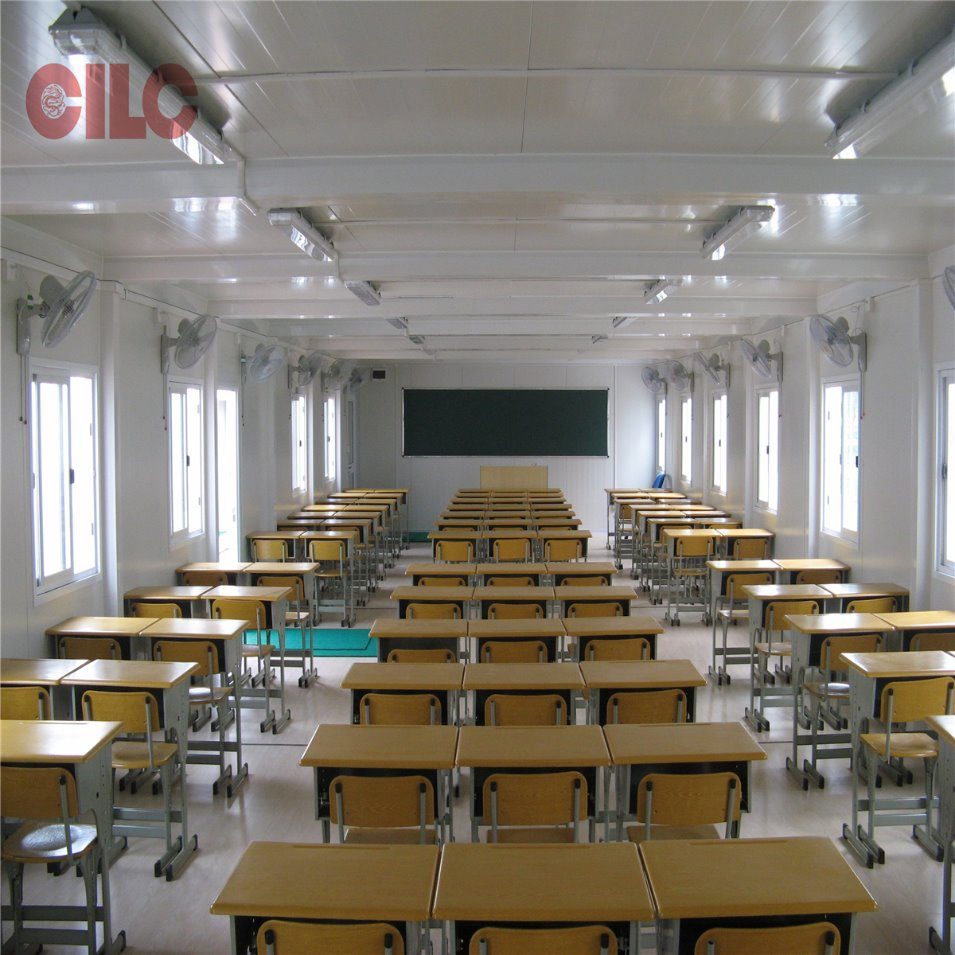 School Classroom Modular Container, Steel Prefabricated Building