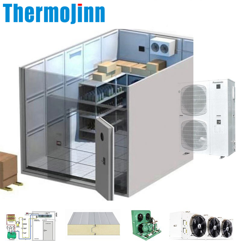 Advanced Mobile Cold Storage Room Superior Insulated Freezer Container for Meat and Fish Preservation