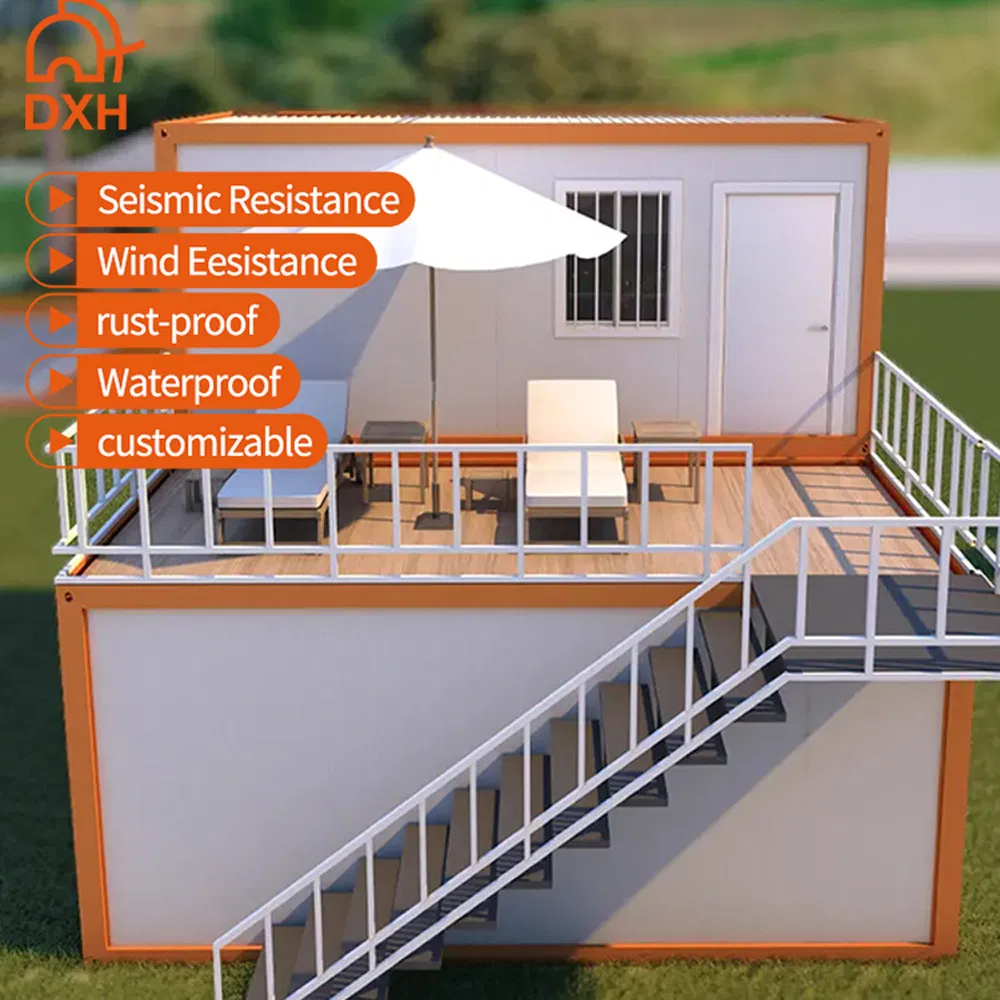 Dxh Customizable Eco-Friendly Flat Pack Tiny Movable Portable Container House for Sale