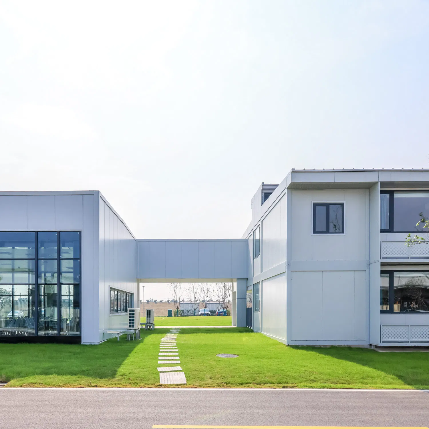 Shelter for Accommodation Pre Fabricated Metal Office Buildings Construction Prefabricated Classroom Container House